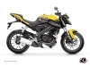 Yamaha MT 125 Street Bike Vintage Graphic Kit Yellow