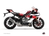 Yamaha R1 Street Bike Vintage Graphic Kit Red