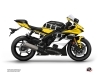 Yamaha R6 Street Bike Vintage Graphic Kit Yellow