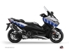 Yamaha TMAX 530 Maxiscooter Vintage Graphic Kit Grey Blue