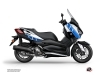 Yamaha XMAX 125 Maxiscooter Vintage Graphic Kit Grey Blue