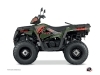 Polaris 450 Sportsman ATV Visor Graphic Kit Green