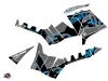 Polaris 1000 Sportsman Forest ATV Visor Graphic Kit Black Blue