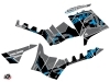 Polaris 550 Sportsman Touring ATV Visor Graphic Kit Black Blue