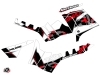 Polaris 550 Sportsman Touring ATV Visor Graphic Kit Red