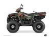 Polaris 570 Sportsman Touring ATV Visor Graphic Kit Green
