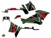 Polaris 570 Sportsman Touring ATV Visor Graphic Kit Green