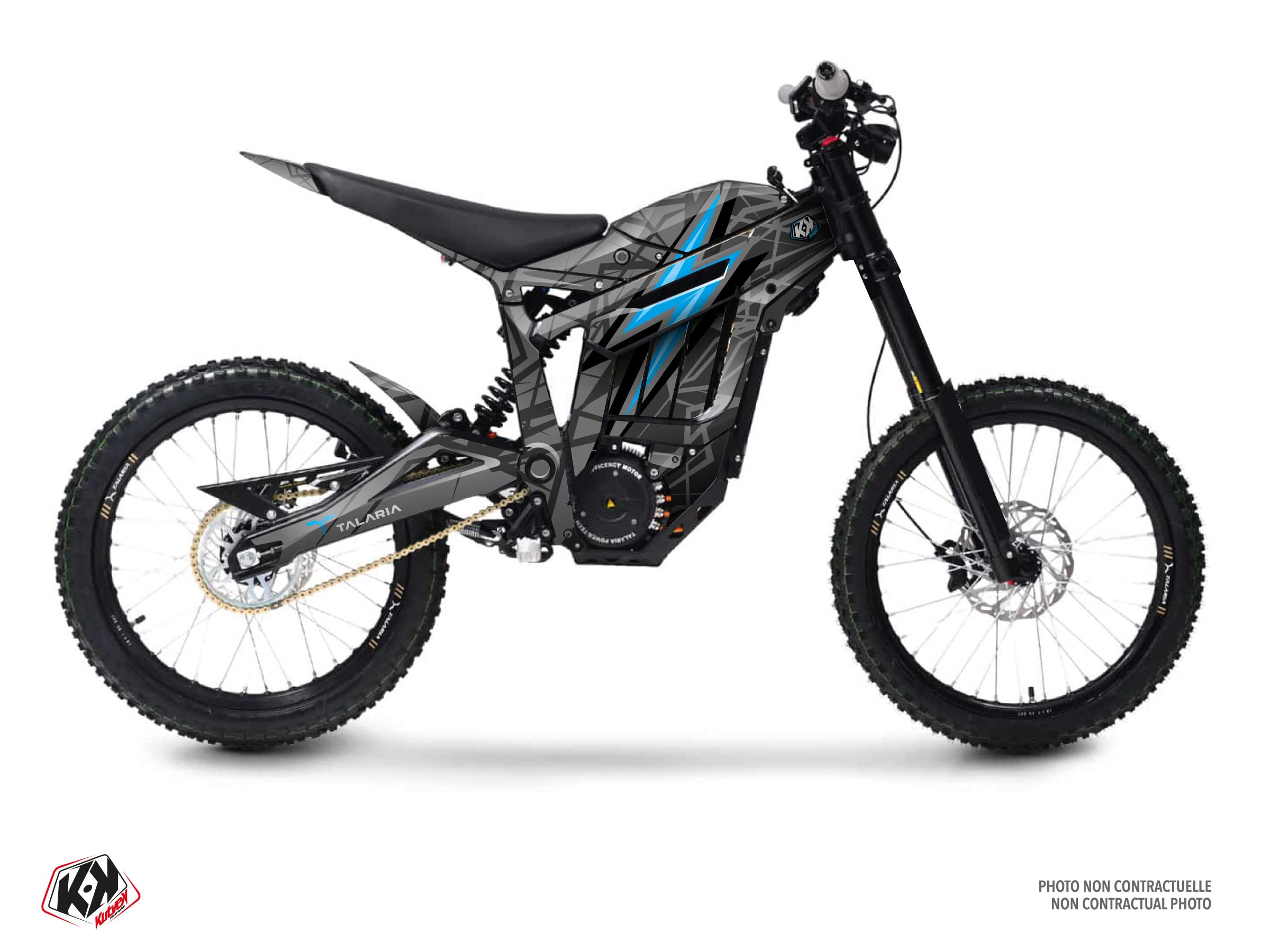 Talaria Sting Dirt Bike Volt Graphic Kit Blue