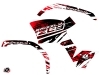 Yamaha 125 Grizzly ATV Wild Graphic Kit Red