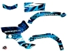 Kit Déco Quad Wild Yamaha 350 Grizzly Bleu