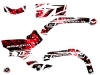 Yamaha 350 Grizzly ATV Wild Graphic Kit Red