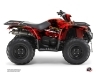 Kit Déco Quad Wild Yamaha 450 Kodiak Rouge