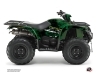 Yamaha 450 Kodiak ATV Wild Graphic Kit Green