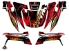 Yamaha Wolverine-R UTV Wild Graphic Kit Red