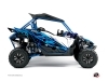 Yamaha YXZ 1000 R UTV Wild Graphic Kit Blue