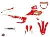 Honda 250 CRF Dirt Bike Wing Graphic Kit White