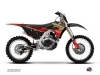 Honda 250 CRF Dirt Bike Wing Graphic Kit Gold