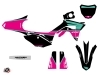 Honda 250 CRF Dirt Bike Wing Graphic Kit Turquoise