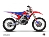 Honda 450 CRF Dirt Bike Wing Graphic Kit Blue