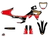 Honda 450 CRF Dirt Bike Wing Graphic Kit Gold