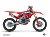 Honda 450 CRF Dirt Bike Works Graphic Kit Blue