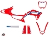 Honda 450 CRF Dirt Bike Works Graphic Kit Blue