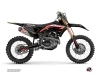 Honda 450 CRF Dirt Bike Works Graphic Kit Black