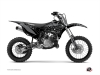 Kawasaki 110 KLX Dirt Bike Zombies Dark Graphic Kit Black