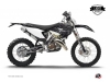 Husqvarna 125 TE Dirt Bike Zombies Dark Graphic Kit Black LIGHT