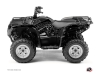 Yamaha 125 Grizzly ATV Zombies Dark Graphic Kit Black