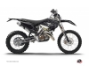 Kit Déco Moto Cross Zombies Dark Husqvarna 250 FE Noir