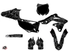 Kit Déco Moto Cross Zombies Dark Kawasaki 250 KXF Noir