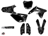 Suzuki 250 RMZ Dirt Bike Zombies Dark Graphic Kit Black