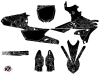 Yamaha 250 YZF Dirt Bike Zombies Dark Graphic Kit Black