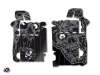 Graphic Kit Radiator guards Zombies Dark Honda 450 CRF 2013-2016 Black