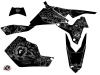 Suzuki 450 LTR ATV Zombies Dark Graphic Kit Black