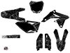 Suzuki 450 RMZ Dirt Bike Zombies Dark Graphic Kit Black