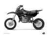 Kawasaki 65 KX Dirt Bike Zombies Dark Graphic Kit Black