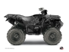 Yamaha 700-708 Grizzly ATV Zombies Dark Graphic Kit Black