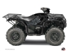 Yamaha 700-708 Kodiak ATV Zombies Dark Graphic Kit Black