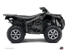 Kawasaki 750 KVF ATV Zombies Dark Graphic Kit Black