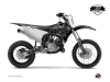 Kawasaki 85 KX Dirt Bike Zombies Dark Graphic Kit Black LIGHT