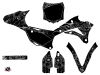 Kawasaki 85 KX Dirt Bike Zombies Dark Graphic Kit Black