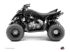 Kit Déco Quad Zombies Dark Yamaha 90 Raptor Noir