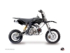 YCF F125 Dirt Bike Zombies Dark Graphic Kit Black