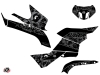 Suzuki King Quad 500 ATV Zombies Dark Graphic Kit Black