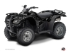 Honda Rancher 420 ATV Zombies Dark Graphic Kit Black
