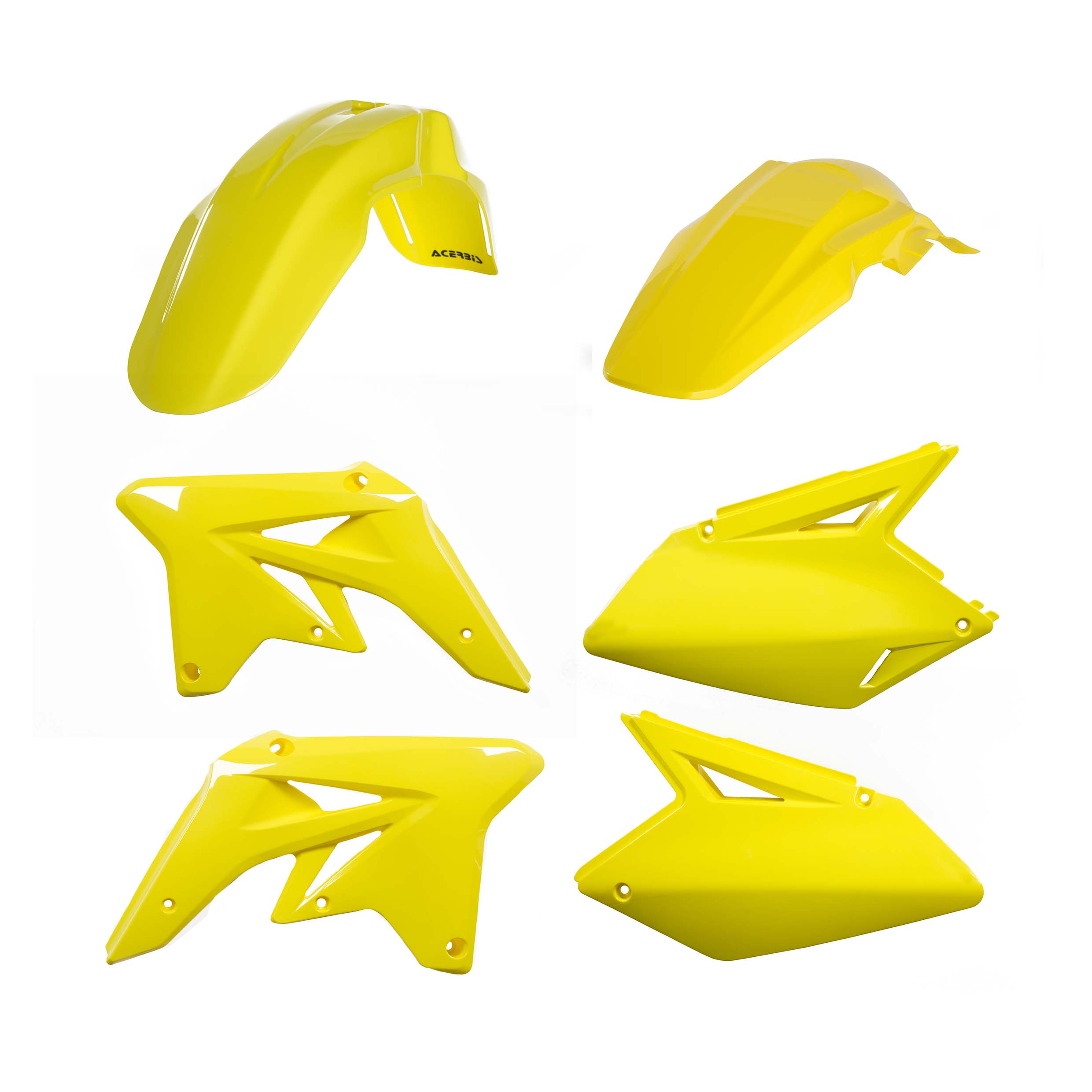 Kit Plastiques ACERBIS Moto Cross SUZUKI RM-Z 250 Jaune 2007