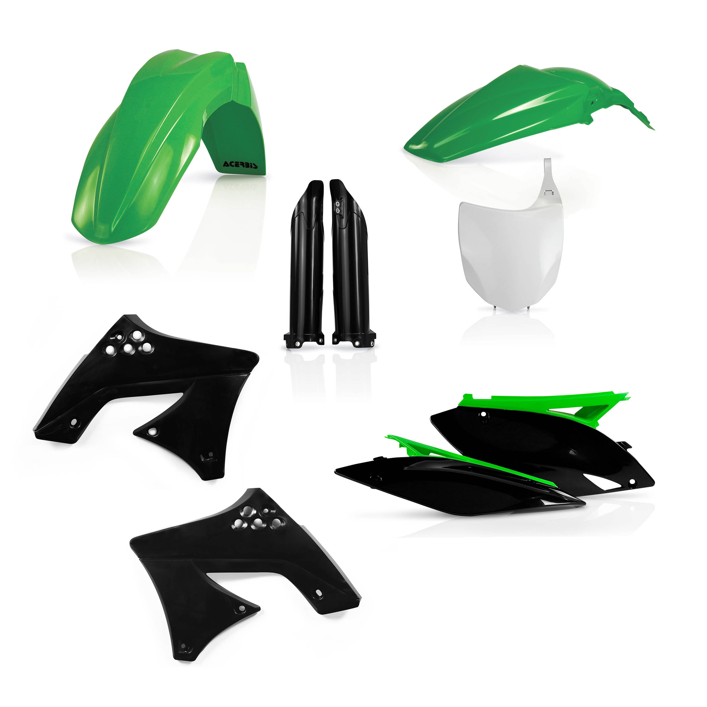 Plastics Kit ACERBIS Dirt Bike KAWASAKI KXF 250 Origin 2009 FULL