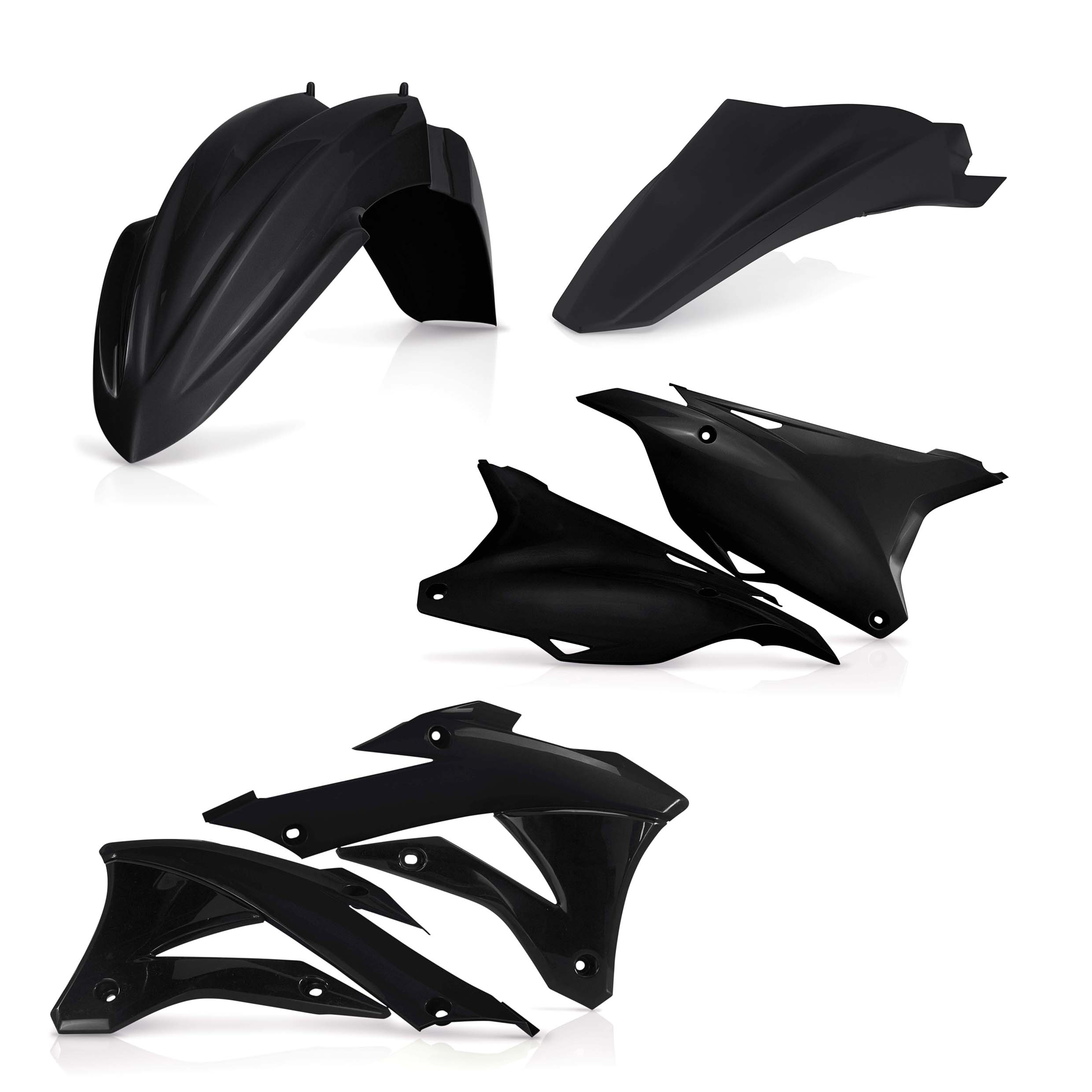 Kit Plastiques ACERBIS Moto Cross KAWASAKI KX 85 Noir 2015
